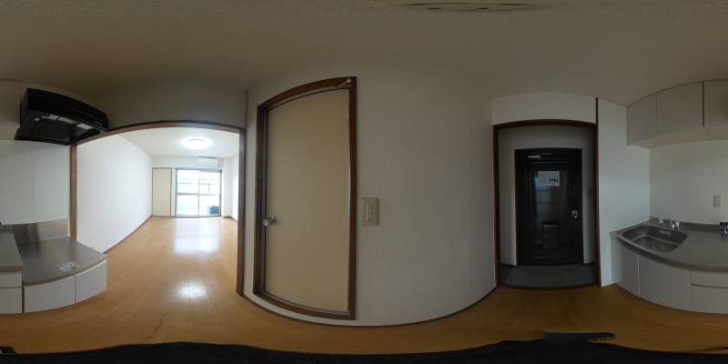 パノラマ画像キッチン