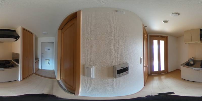 パノラマ画像キッチン