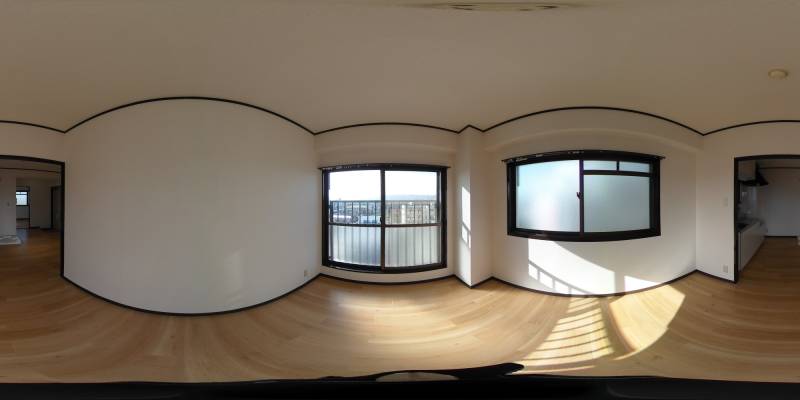 パノラマ画像リビング