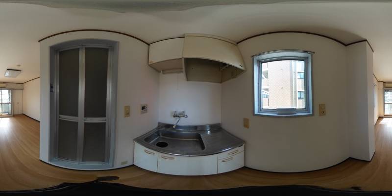 パノラマ画像キッチン