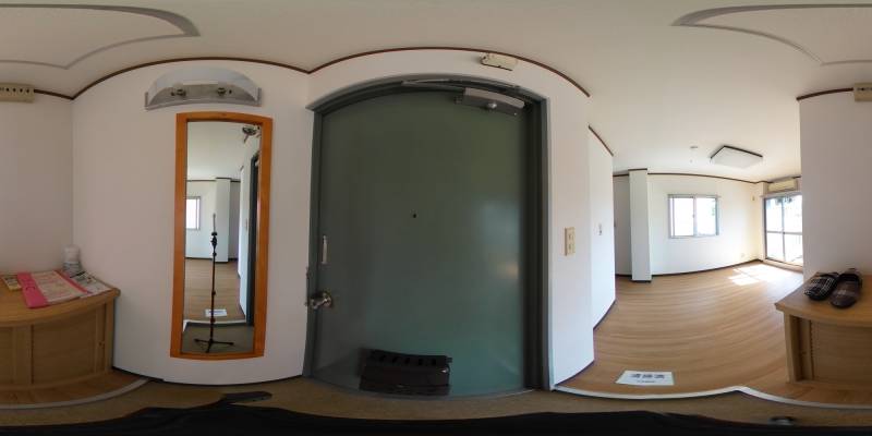 パノラマ画像玄関