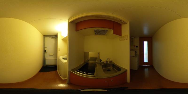 パノラマ画像キッチン