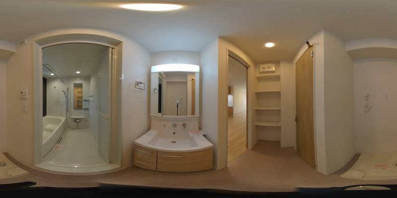 パノラマ画像洗面所