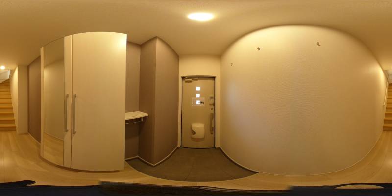 パノラマ画像玄関