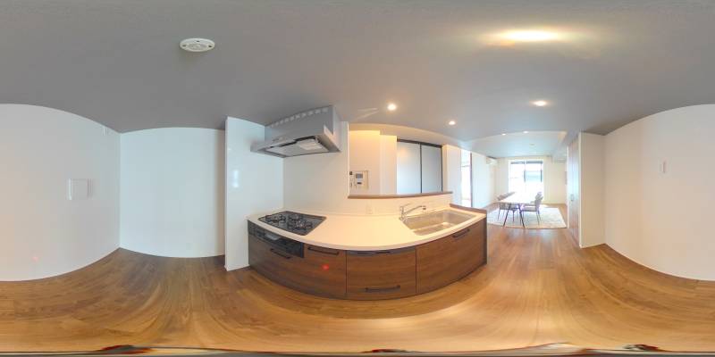 パノラマ画像キッチン