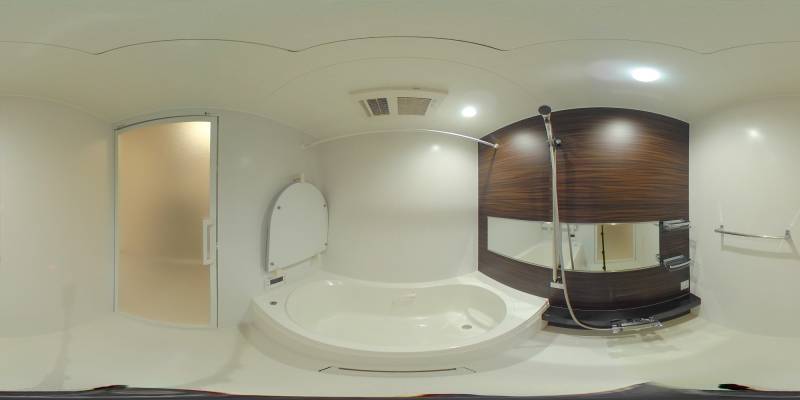 パノラマ画像バスルーム