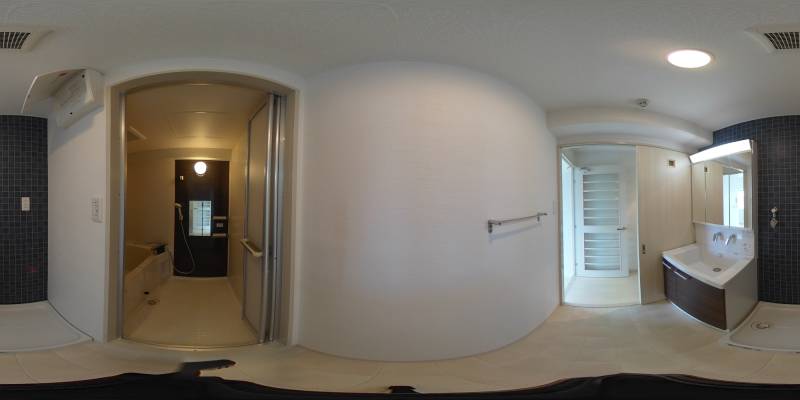 パノラマ画像洗面所