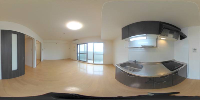 パノラマ画像キッチン