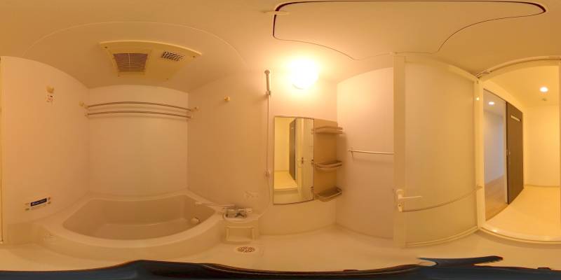 パノラマ画像バスルーム