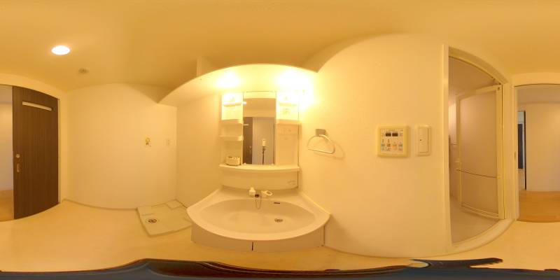 パノラマ画像洗面所