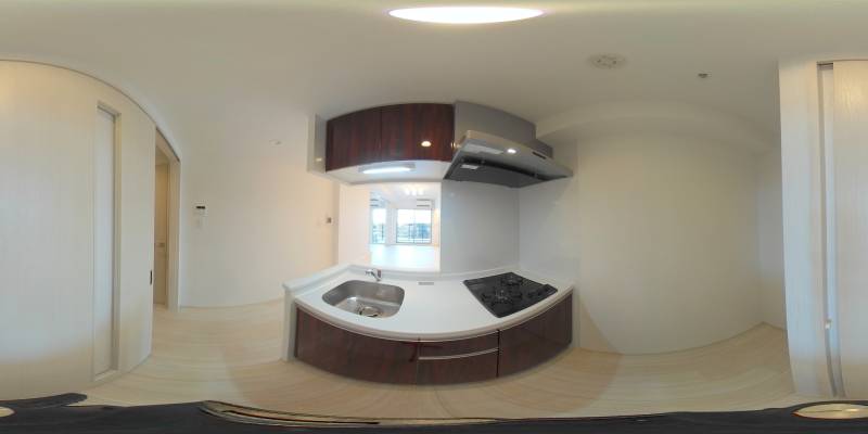 パノラマ画像キッチン