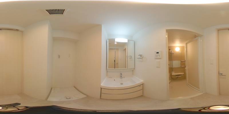 パノラマ画像洗面所