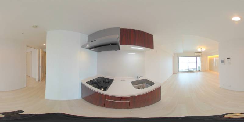 パノラマ画像キッチン