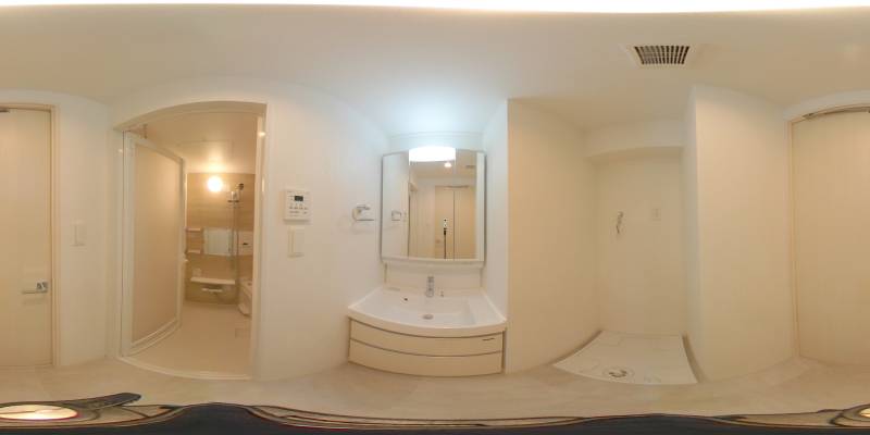 パノラマ画像洗面所