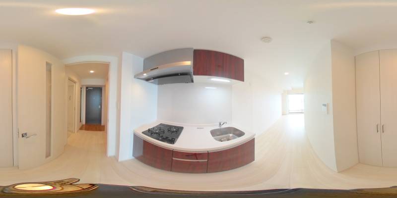 パノラマ画像キッチン