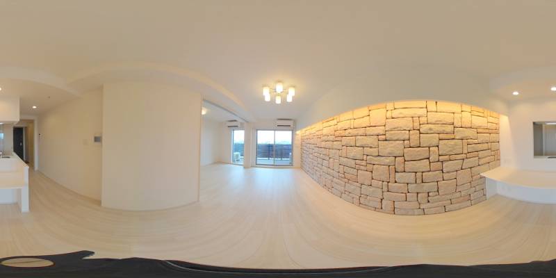 パノラマ画像リビング