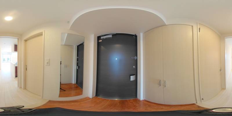 パノラマ画像玄関