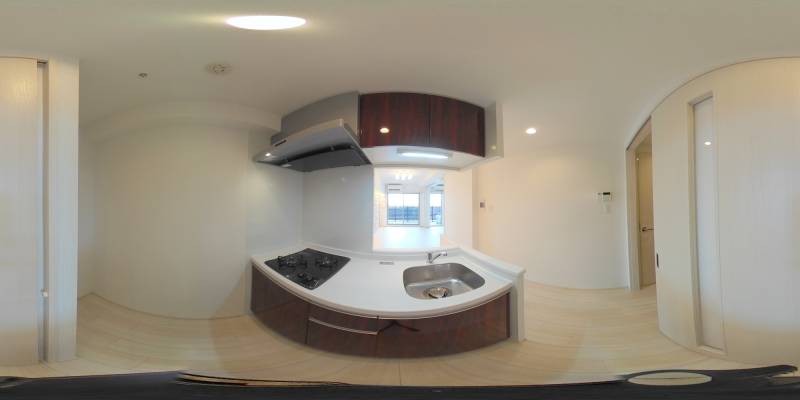 パノラマ画像キッチン