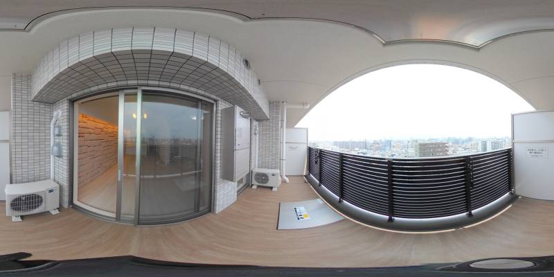 パノラマ画像バルコニー