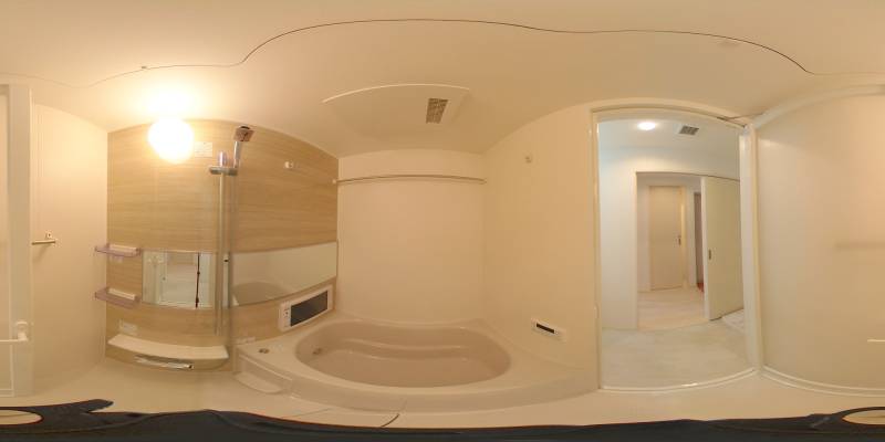 パノラマ画像バスルーム