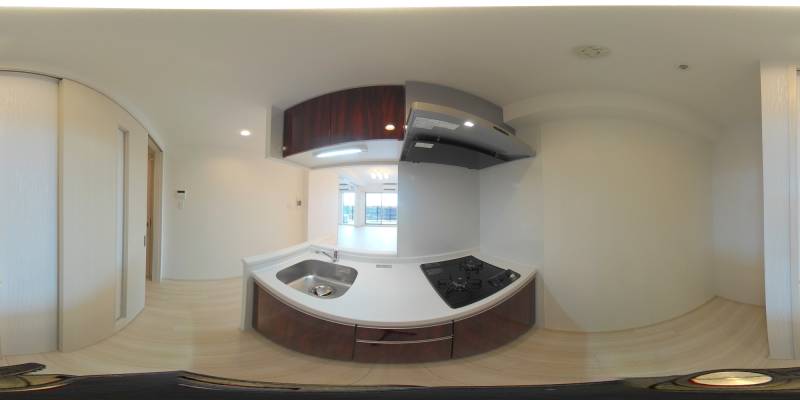 パノラマ画像キッチン
