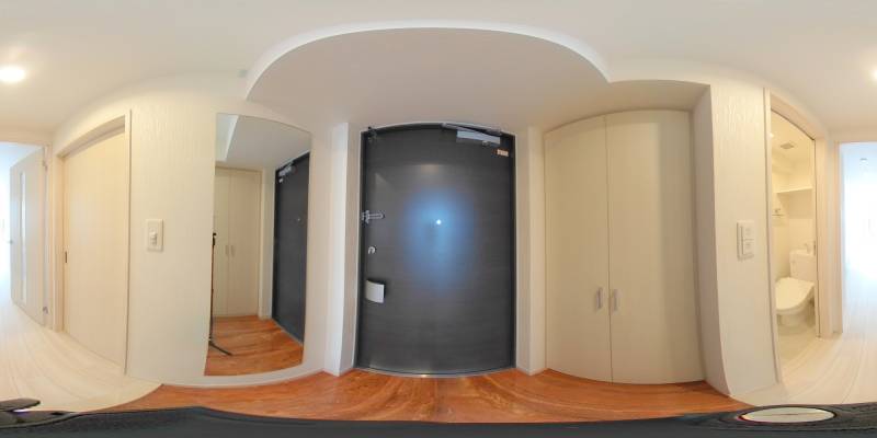 パノラマ画像玄関