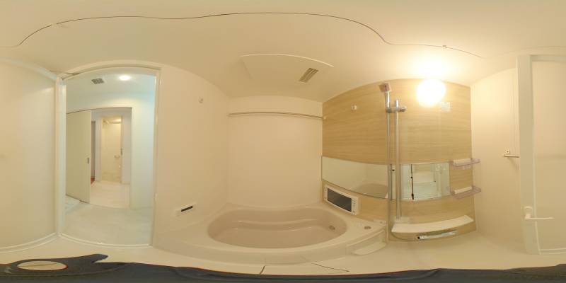 パノラマ画像バスルーム