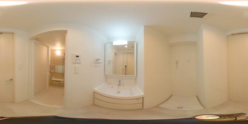 パノラマ画像洗面所