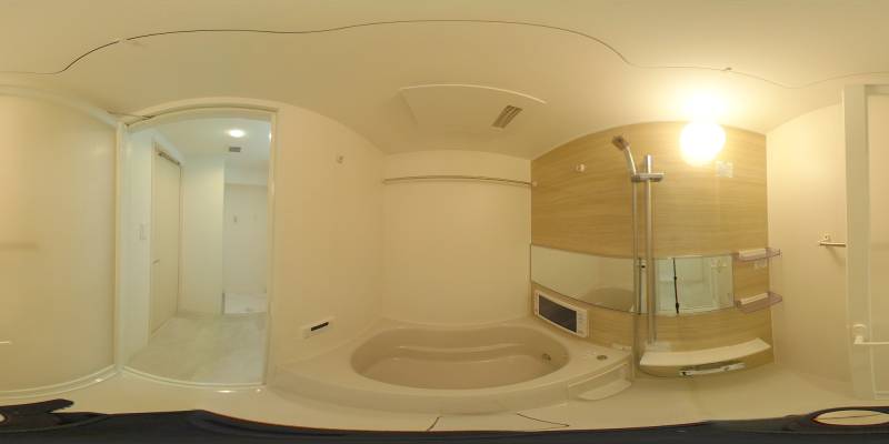 パノラマ画像バスルーム