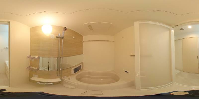 パノラマ画像バスルーム