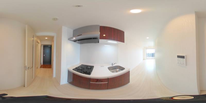 パノラマ画像キッチン