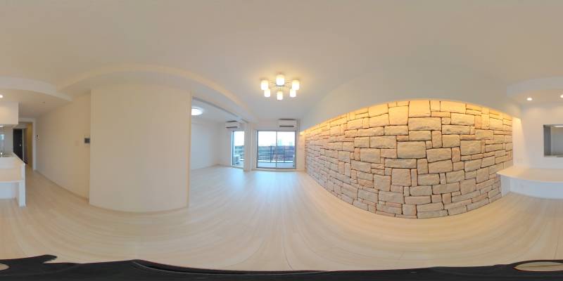 パノラマ画像リビング