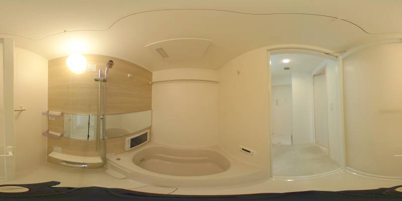 パノラマ画像バスルーム