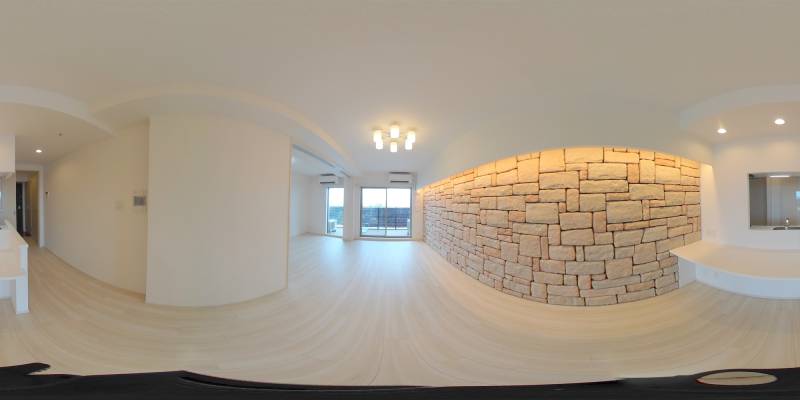 パノラマ画像リビング