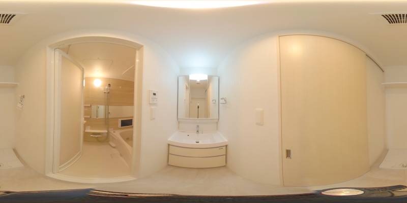 パノラマ画像洗面所