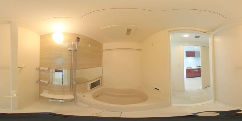 パノラマ画像バスルーム