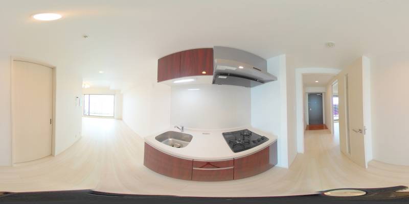 パノラマ画像キッチン