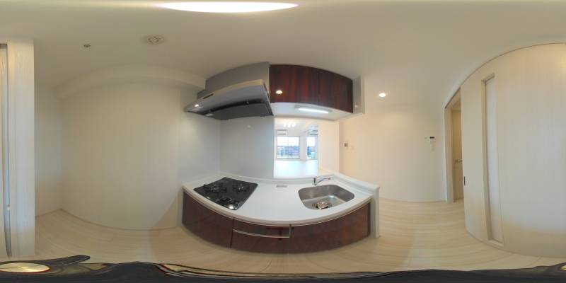 パノラマ画像キッチン