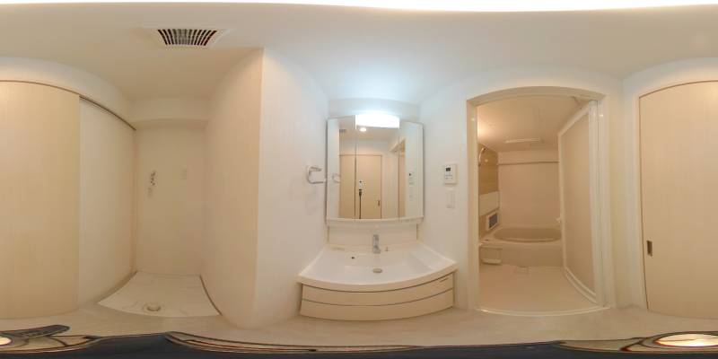 パノラマ画像洗面所