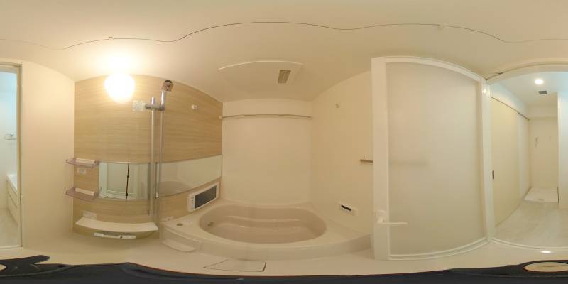 パノラマ画像バスルーム