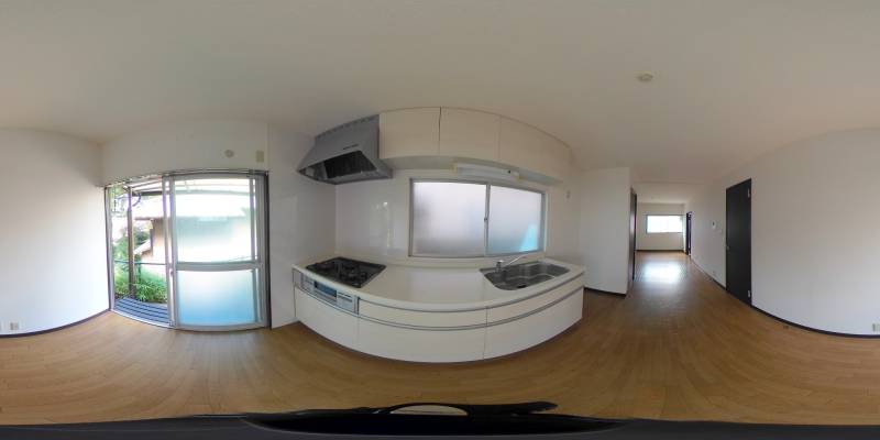 パノラマ画像キッチン