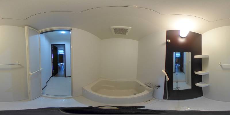 パノラマ画像バスルーム