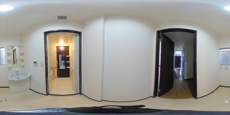 パノラマ画像洗面所