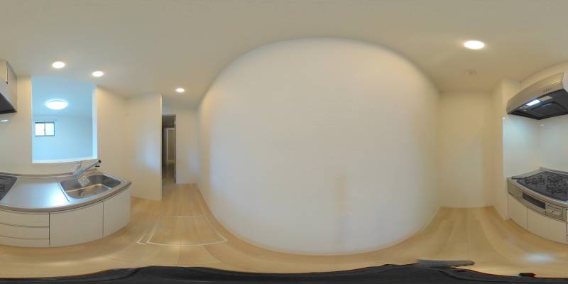 パノラマ画像キッチン