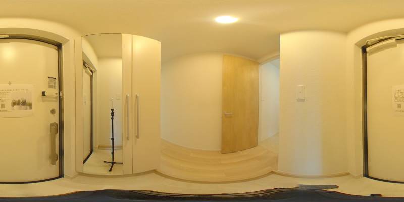 パノラマ画像玄関