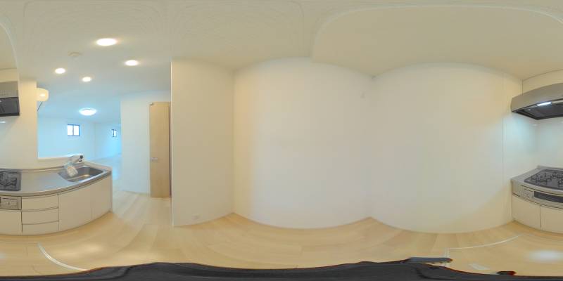 パノラマ画像キッチン