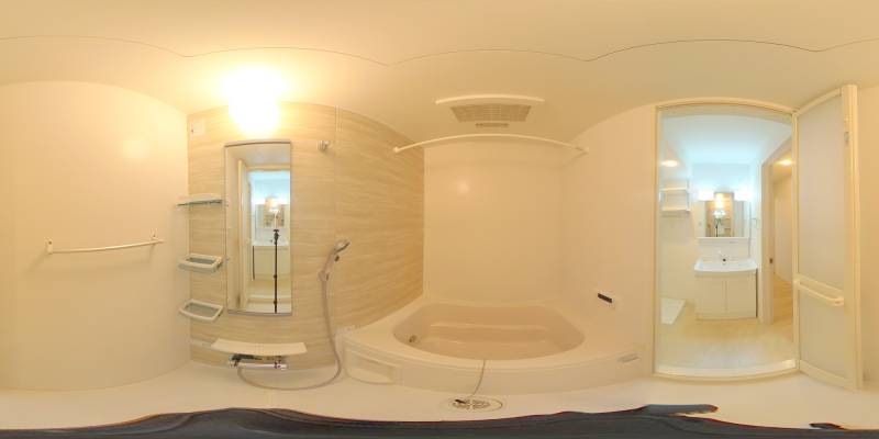 パノラマ画像バスルーム