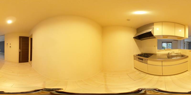 パノラマ画像キッチン