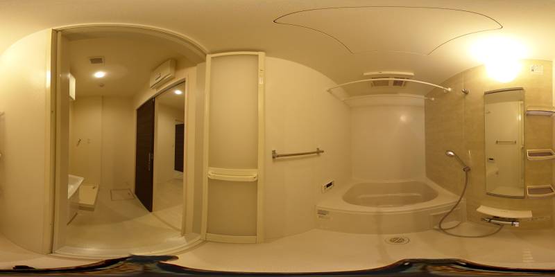 パノラマ画像バスルーム