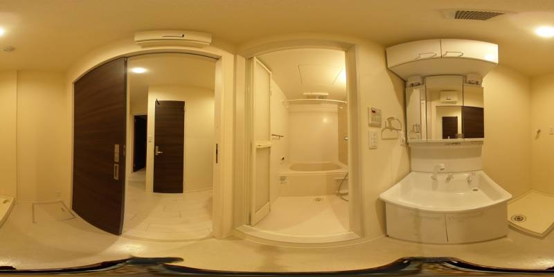 パノラマ画像洗面所